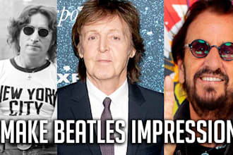 record a beatles voice impression