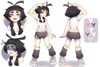do a reference sheet for your oc or character