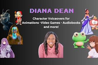 provide your character voice over