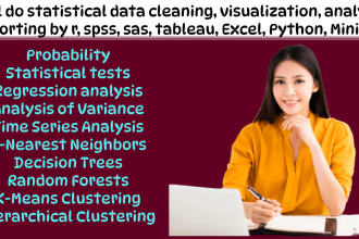 analyze your data in rstudio, excel, spss, python, tableau