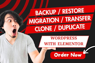 do wordpress website migrate, transfer, backup, clone or duplicate wordpress