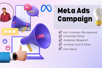 set up your meta ads campaign, lead generation, fb ig ads