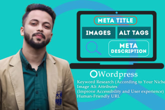write search engine friendly meta tags, title, description, and image alt tags