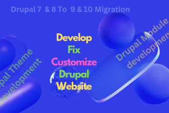 develop drupal website or updates or maintenance