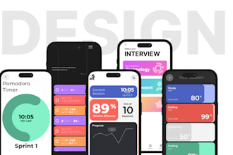 design custom UI UX design for your mobile apps, web apps