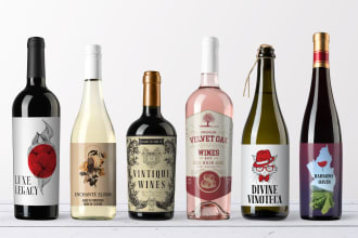 customize wine label, rum label, mead, champagne label, beer and beverages label