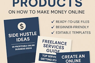 provide money making digital products ready to sell