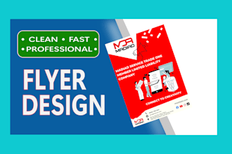 design one pager, flyer, and media kit free source files
