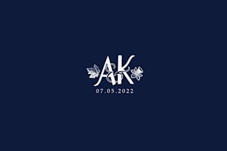 design heritage excellent wedding logo