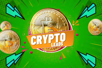 provide you crypto leads mlm leads from any country