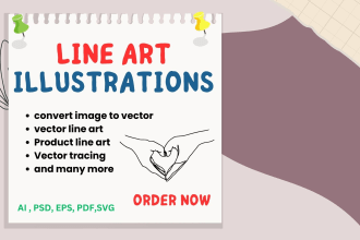 do detailed line art and instructions manual for product