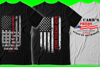 attractive custom flag t shirt design