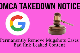 permanently remove articles,mugshots,bad news,cases,delete negative link google