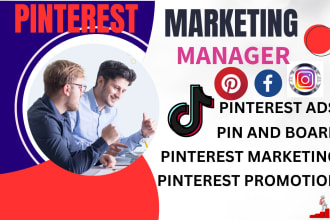 manage pinterest marketing ads pins board for shopify sales etsy shop promotion