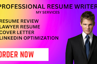 craft you lawyer resume , cover letter,  linkedin