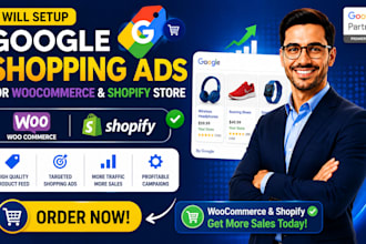 setup google shopping ads for woocommerce and shopify store