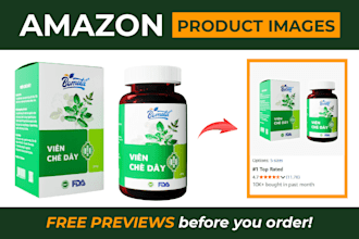 design label packaging and create amazon product images