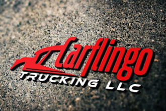 do transport aviation logistic and trucking logo