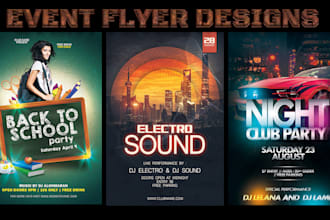 do event flyer design to promote your event