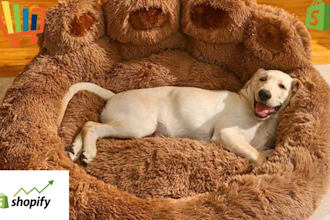 design shopify pet store pet website pet shop pet care dropshipping store