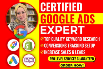 setup and manage google ads adword ppc campaign