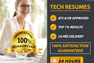 do tech resume writing for faang roles, cybersecurity, scrum master, tech sales