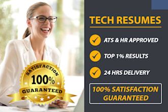 edit resume, CV for IT, cybersecurity, data science, scrum master, tech sales