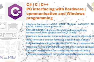 integrate hardware with csharp windows desktop apps