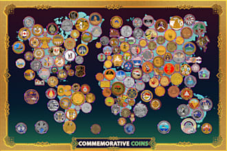 do countries, maps, government, politics commemorative coins