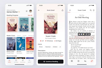 develop ebook reading app for android, IOS and web
