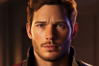 do 3d metahuman character, 3d realistic character model, 3d game character ue5