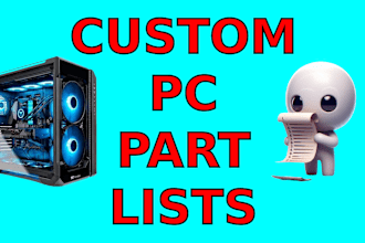 choose the best components for your gaming or work custom PC