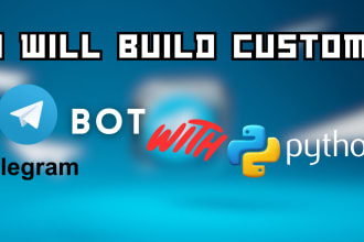 build a custom telegram bot with python