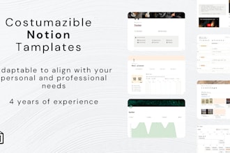 develop a personalized and sophisticated notion template for you