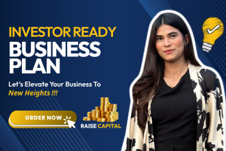 prepare an investor and bank ready business plan