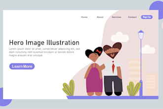 create digital illustrations for your website or app