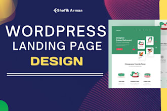 do a wordpress landing page sales funnel or squeeze page