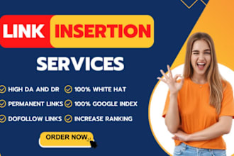 do link insertion or niche edit dofollow SEO backlinks