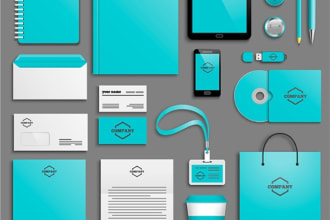 create  corporate logo, complete brand identity, and brand manual