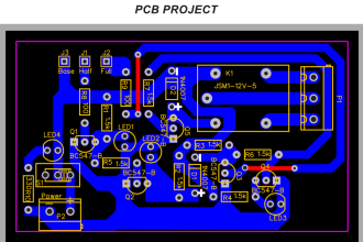 design professional schematic and pcb in altium or eagle or easyeda