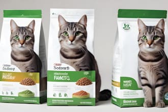 create organic product packaging or label design