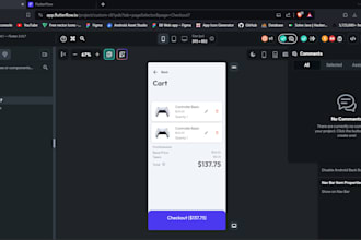 develop UI using flutter flow