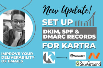 set up dkim records for kartra, kartramail
