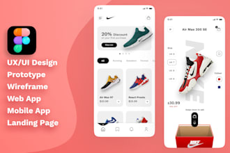 design wireframe, figma design, ui ux design, landing page