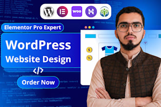 create a yoga, gym, fitness website with elementor pro and woocommerce