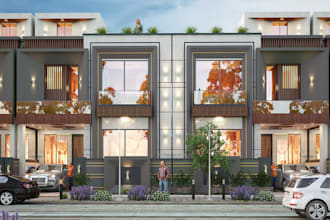 design modern luxury 3d interiors exteriors