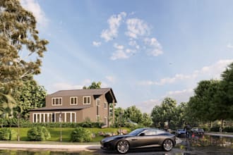 design modern luxury 3d interiors exteriors