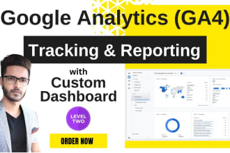 setup tracking and reporting with custom dashboard for ga4