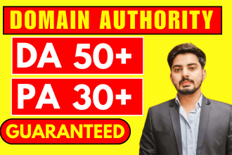 increase domain authority moz da pa 50 plus