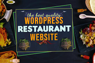 design a stunning cafe, bar, club or restaurant website